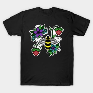 Bees and Strawberries T-Shirt